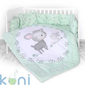 Спален сет ранфорс агънце резеда 5ч.гол.обик.