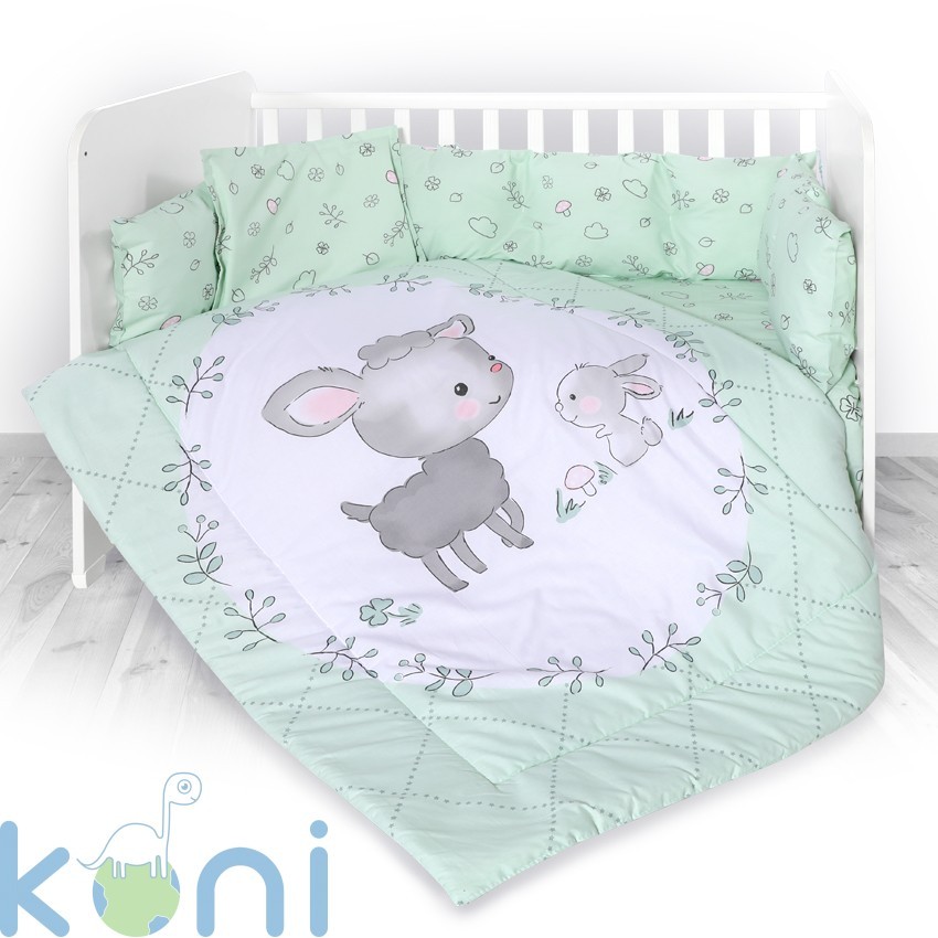 Спален сет ранфорс агънце резеда 5ч.гол.обик.