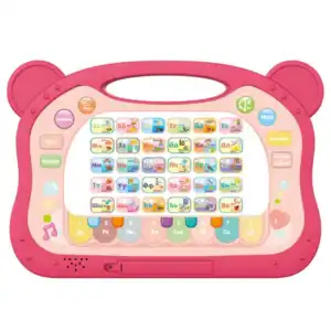 Малки гении 2в1 Розов образователен таблет и дъска за рисуване 2203K0136-P