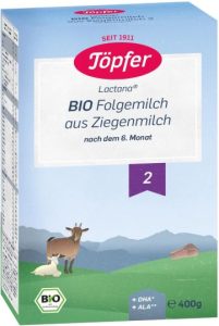 КОЗЕ мляко 2 Лактана Био 6+месеца DHA ALA 400г