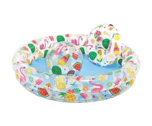 INTEX Надуваем комплект Звезди детски басейн, топка и пояс 59460