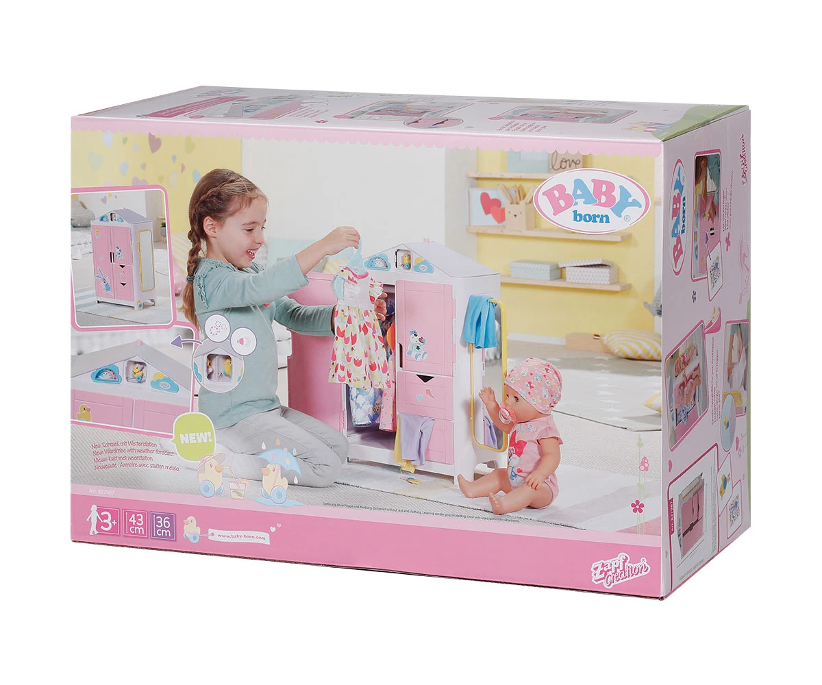 Гардероб с пате детска играчка Baby Born