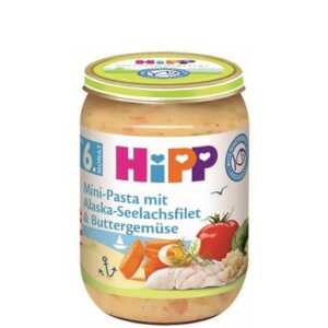 HIPP пюре Паста с филе треска зеленчуци 6+месеца 190гр 6275