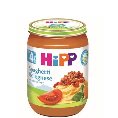 HIPP пюре спагети болонезе 4+месеца 190гр 6230