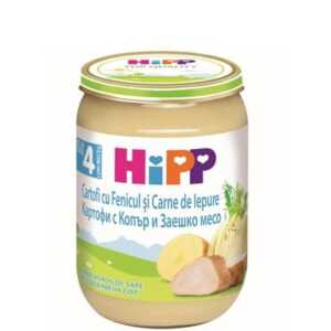 HIPP пюре Картофи копър заешко 5+месец 6173 190гр