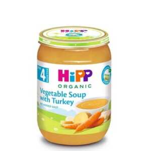 HIPP пюре Зеленчукова супа с пуйка 4+месеца 190гр 7963