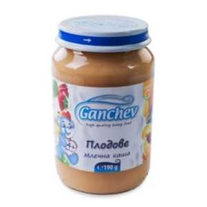 ГАНЧЕВ Млечна каша с плодове 4+месеца 190 гр