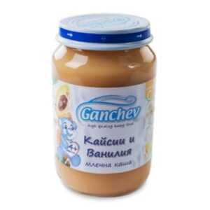 ГАНЧЕВ Млечна каша с кайсии и ванилия 4+месеца 190г