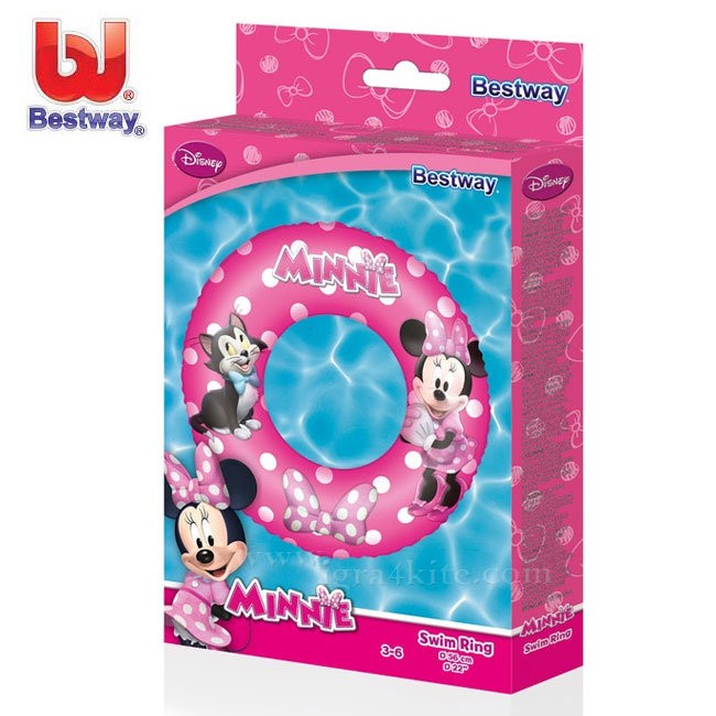 Надуваем пояс Bestway Minnie Mouse 91040