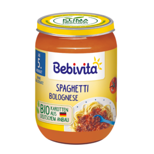 Bebivita Био пюре спагети болонезе 5+месеца 190Г 15006
