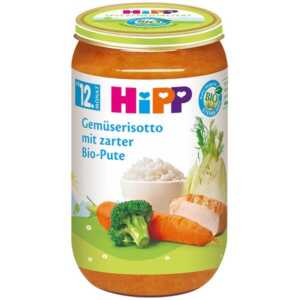 HIPP пюре Ризото със зеленчуци 12+месеца 250гр 6800