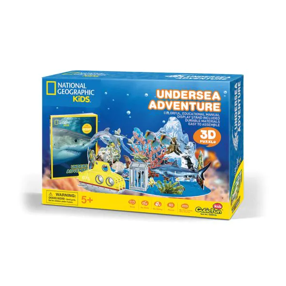 CubicFun 3D Пъзел ПОДВОДНО ПРИКЛЮЧЕНИЕ NATIONAL GEOGRAPHIC KIDS DS0974h
