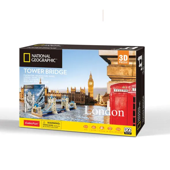 CubicFun 3D Пъзел TOWER BRIDGE NATIONAL GEOGRAPHIC DS0978h