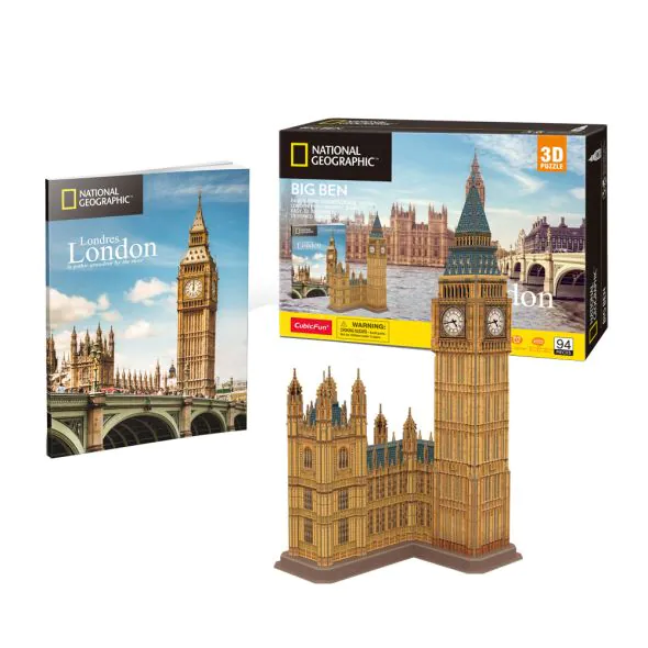 CubicFun Пъзел 3D National Geographic London Big Ben 94ч. DS0992h
