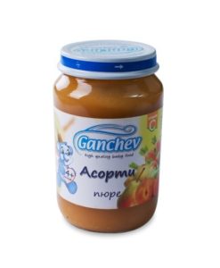 ГАНЧЕВ Пюре асорти 4+месеца 190Г