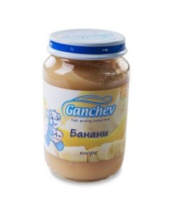 ГАНЧЕВ Пюре от банани 4+месеца 190Г