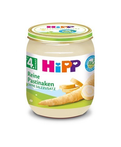 HIPP пюре Чист пащърнак 5+месеца 125гр 4005