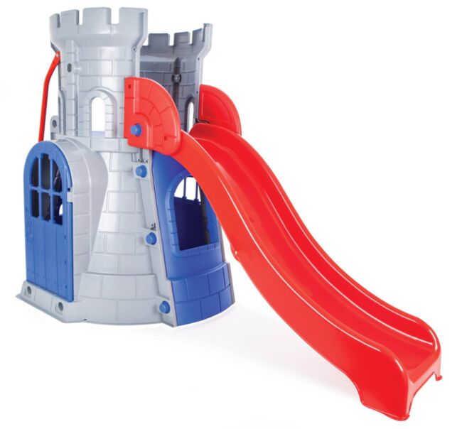 Детска Пързалка замък сива 166см 07962