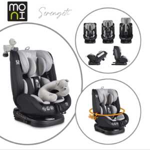 Столче за кола Serengeti сиво 0-36 kg с Isofix