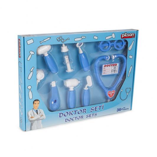 Докторски комплект 03232 син