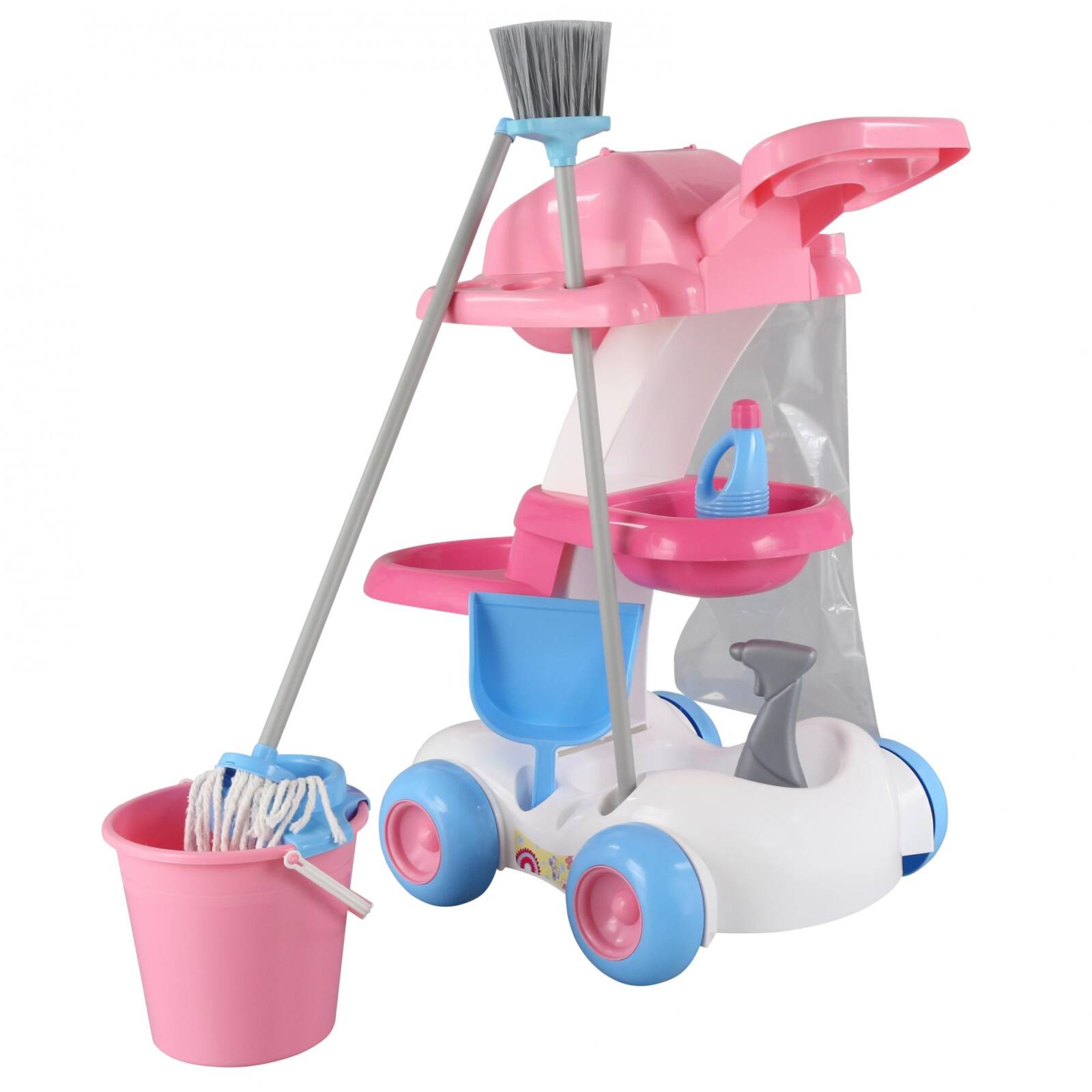 Детски комплект играчка Количка за почистване