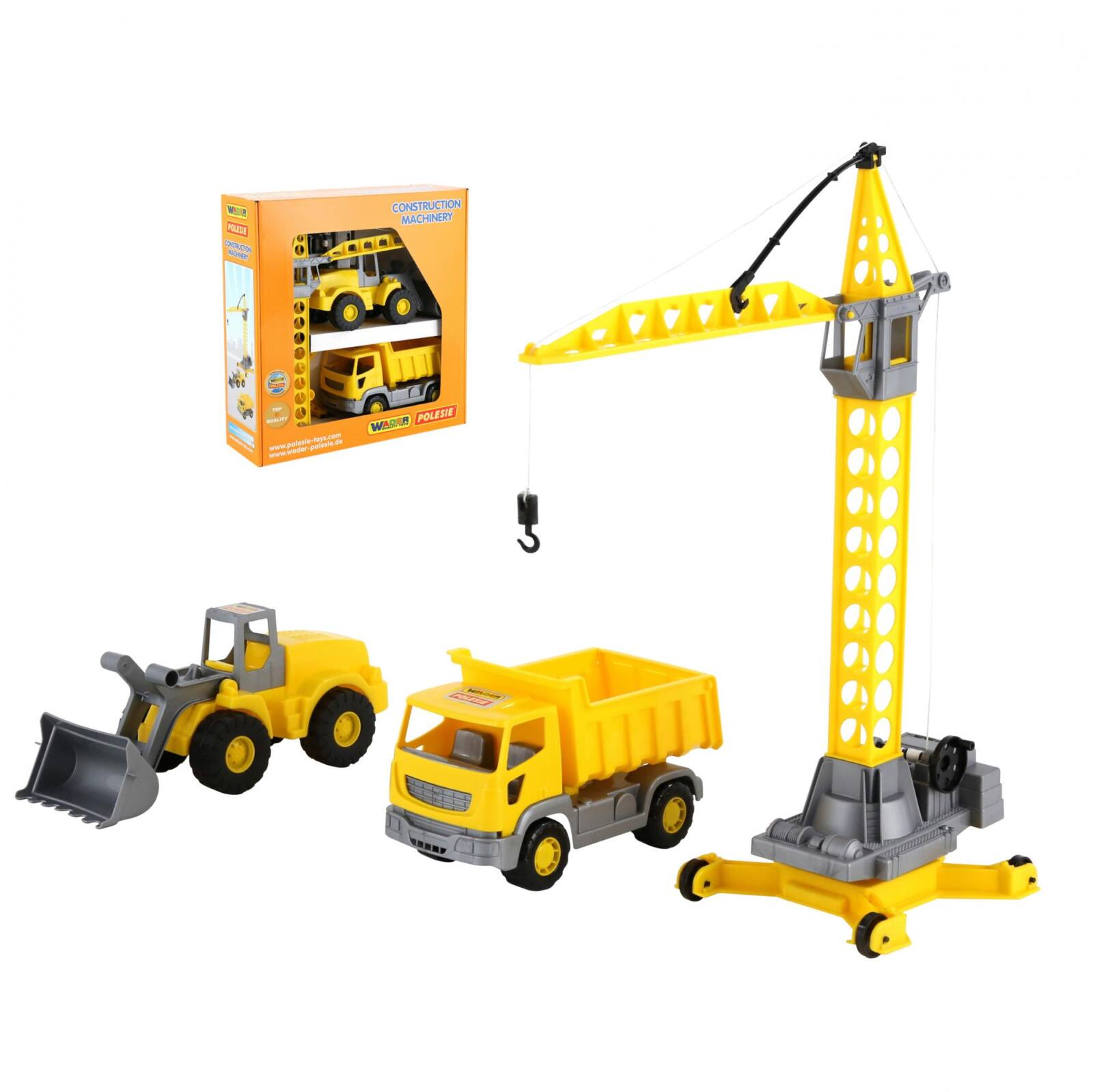 Кран, трактор и камион 57150