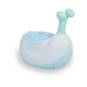 Бебешко гърне Snail синьо - 1