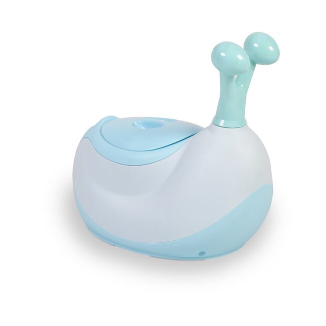 Бебешко гърне Snail синьо - 1