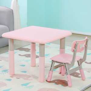 Маса със стол розова детска Lala 18106