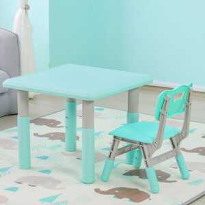 Маса със стол синя Lala 18106