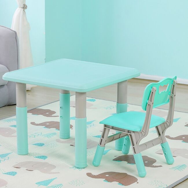 Маса със стол синя Lala 18106