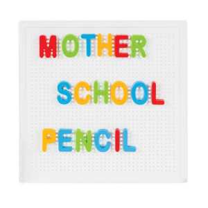 Комплект букви и цифри 222елемента 03297