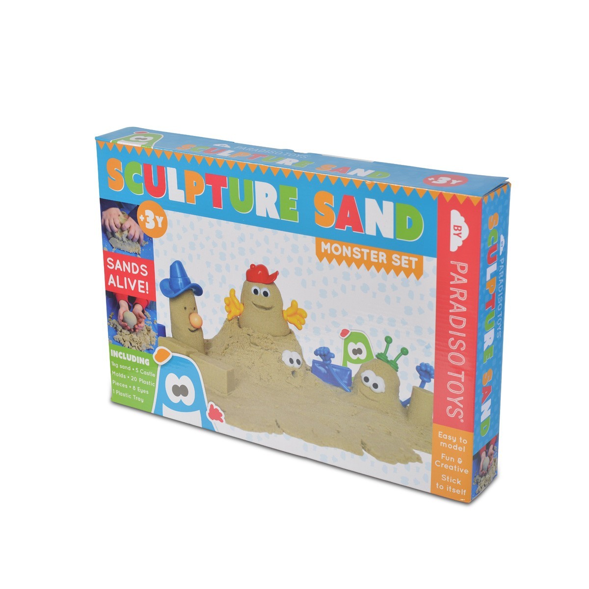 Супер пясък с формички 1кг T02109