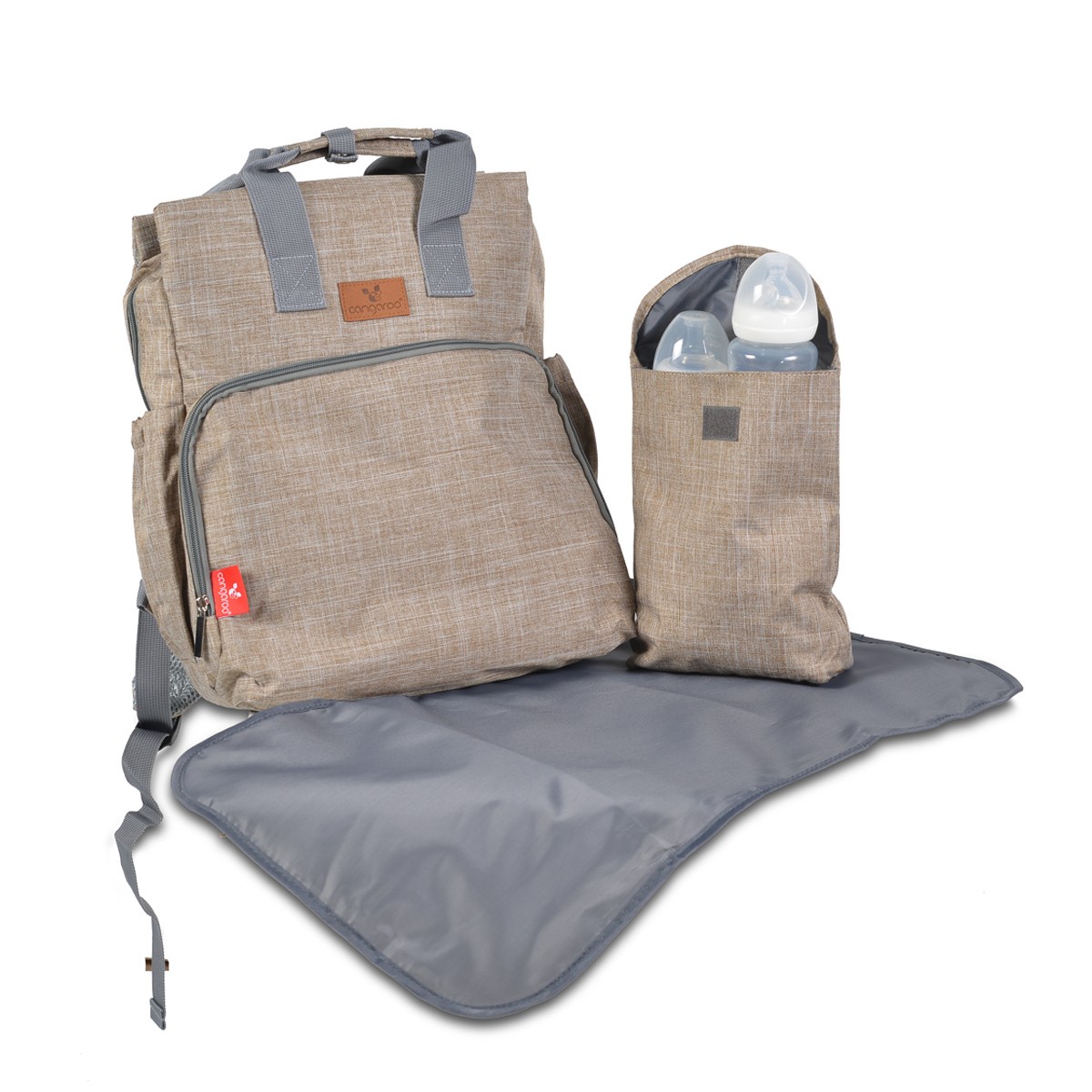 Чанта за аксесоари Lydia бежова