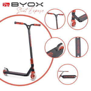 Тротинетка Stunt Expose червена