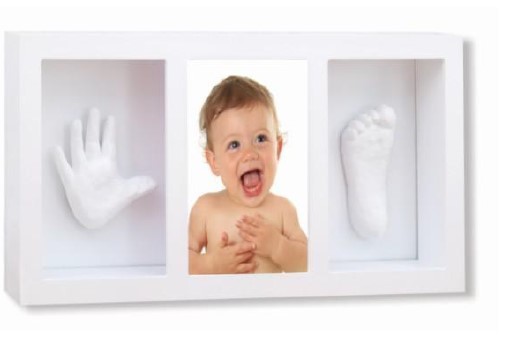 Рамка за снимки с 3D Отпечатък за ръка или краче