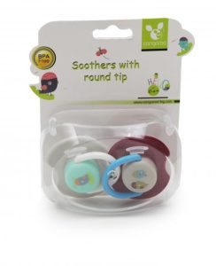 Залъгалки кръгъл накрайник 6M+ розов