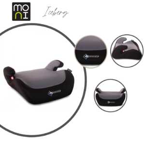 Анатомична седалка за кола Iceberg сива