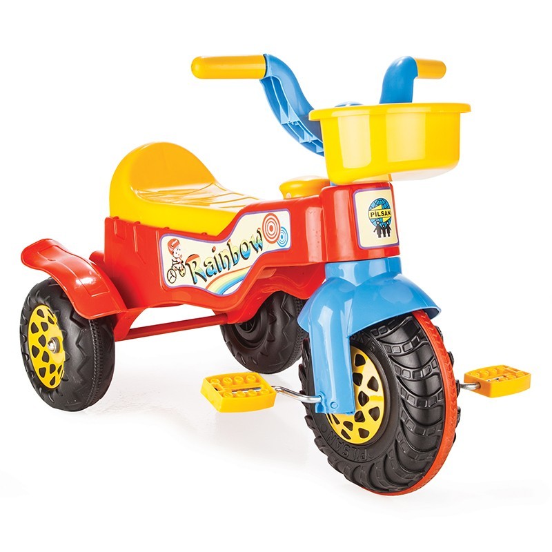 Мотор с педали Rainbow червен 07116