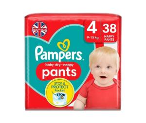 Pampers Гащи Baby dry 4 38бр.-1