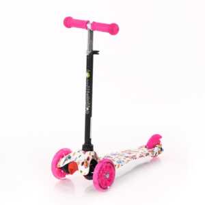 Детска тротинетка MINI PINK BUTTERFLY