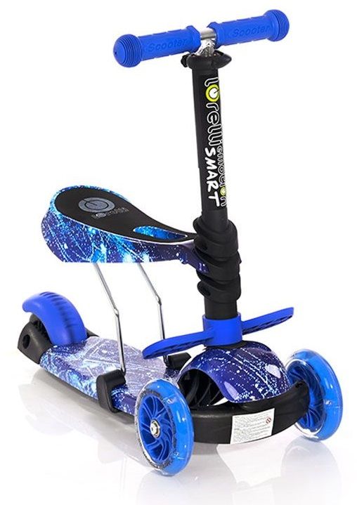 Тротинетка SMART BLUE COSMOS