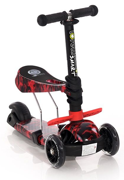 Тротинетка SMART RED FIRE