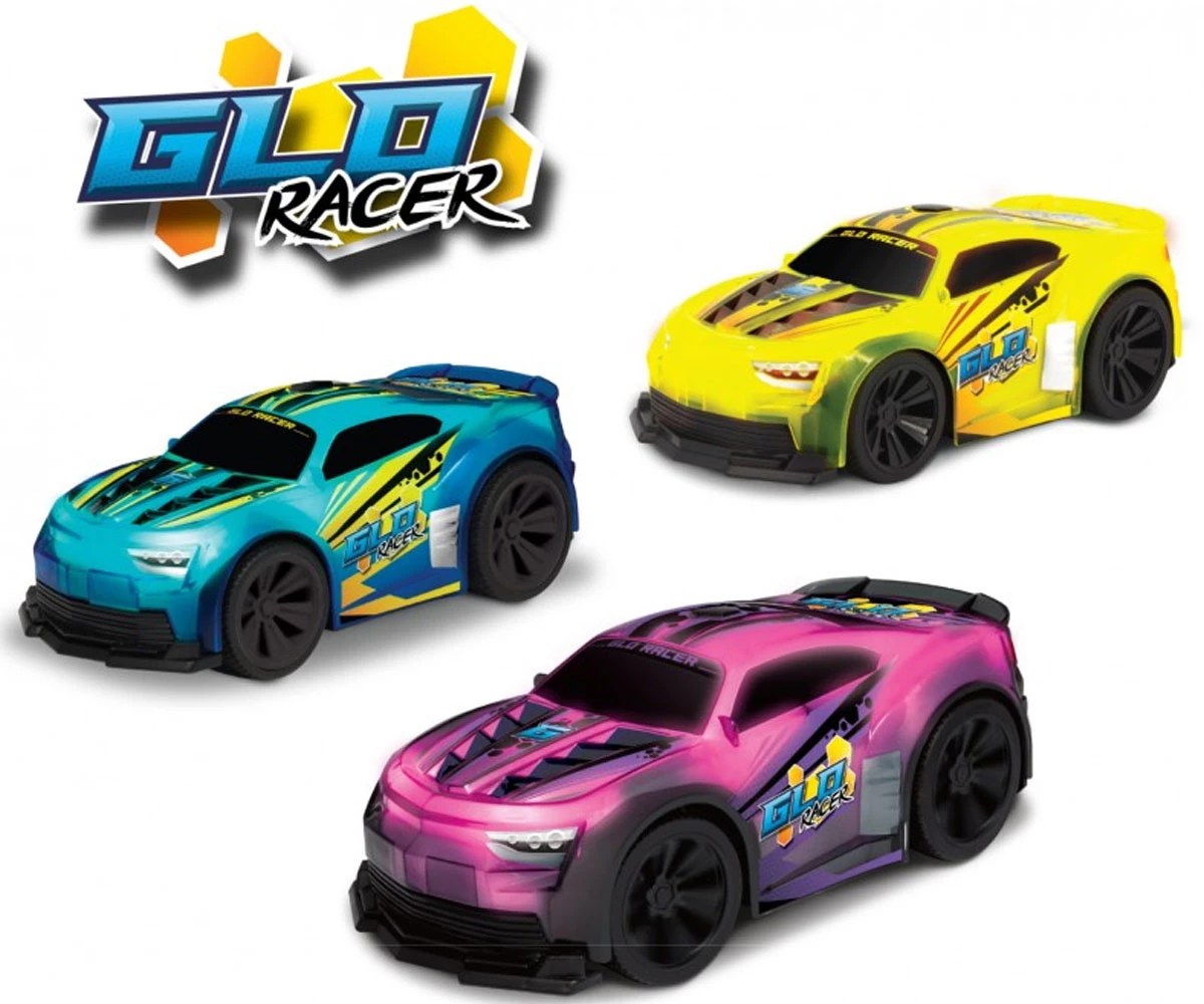 Радиоуправляема кола Glo Racer със смяна на цвета и звука - Детски ...