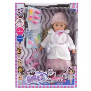 Кукла Чери Пее и Говори на Български език Girlz 46см
