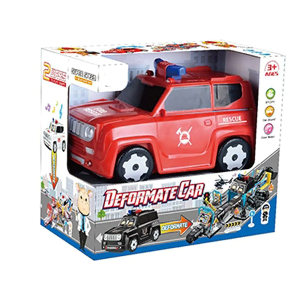 Трансформираща се пожарна кола и пожарна станция 2в1 OCIE