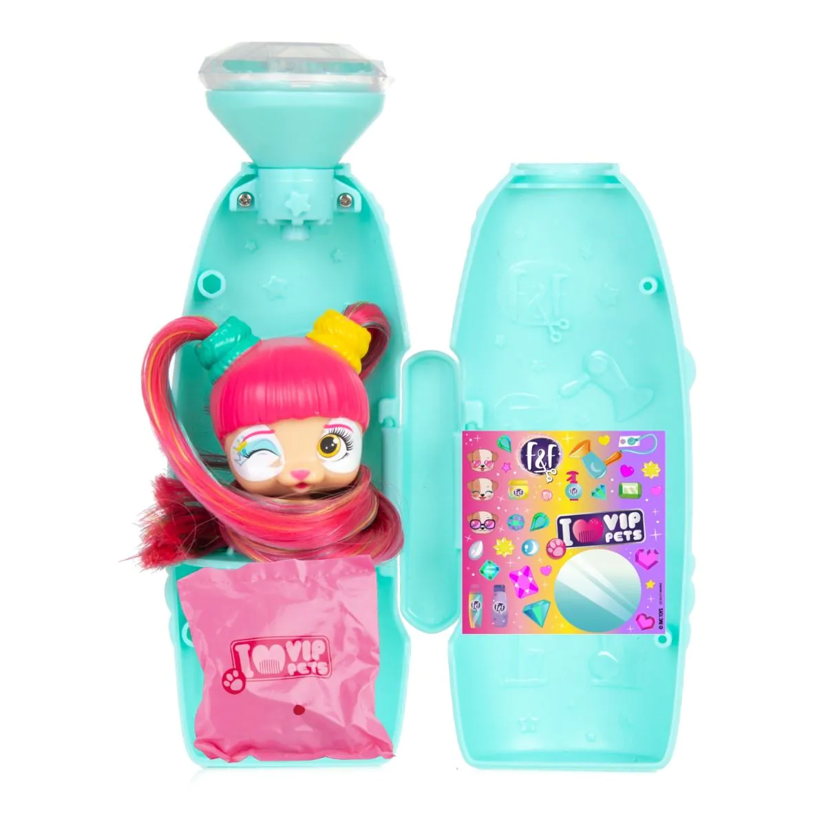 VIP PETS GLAM GEMS Mini Fans Мини Кученце изненада в бутилка