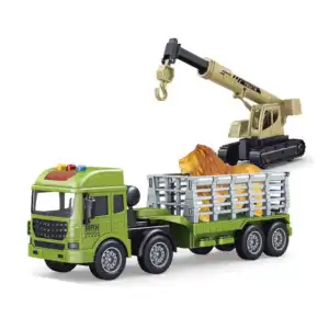 Камион с ремарке и верижен кран Vehicle Engineering