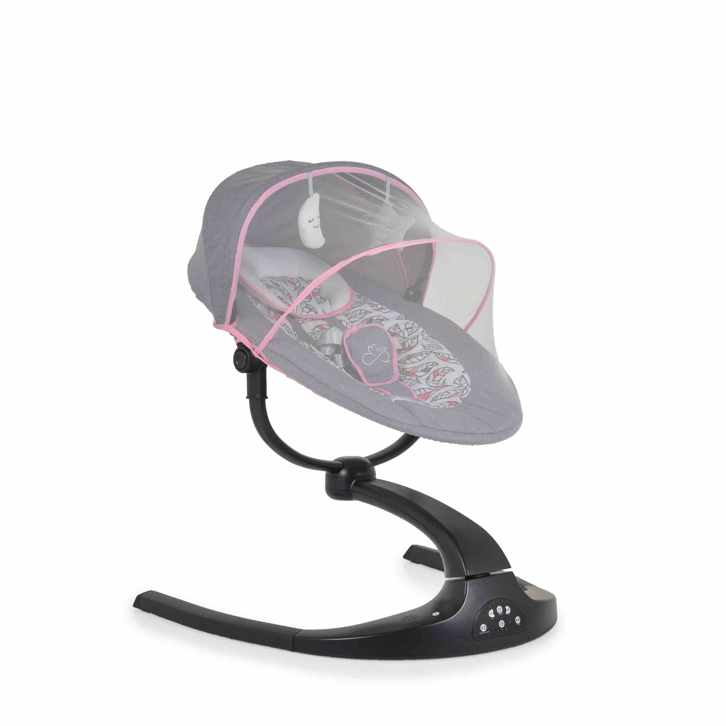 Електрическа бебешка люлка розова Meira