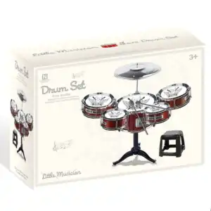 Барабани със столче Little Musician